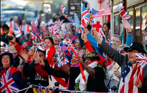 The Latest: Harry, Meghan to Become Duke, Duchess of Sussex