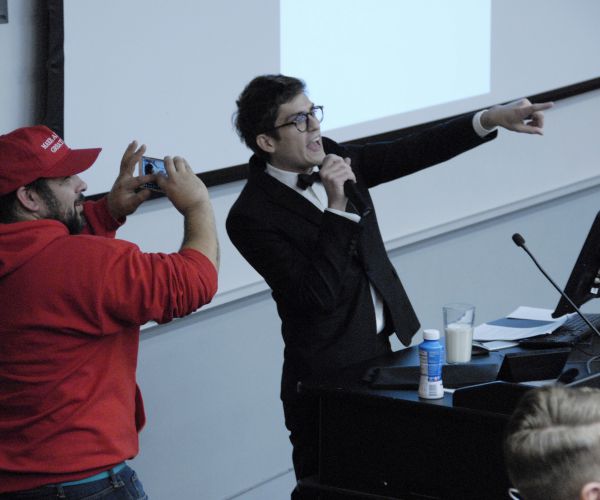 Lucian Wintrich Arrested During 'It's OK to Be White' Speech