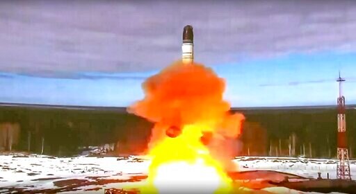 Russia Test-fires New Intercontinental Ballistic Missile