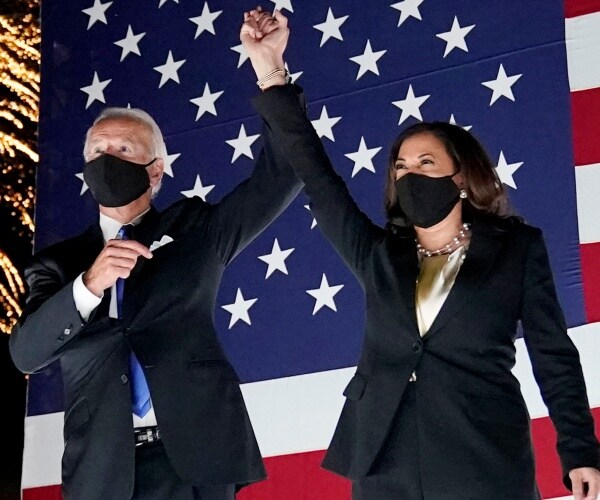 joe biden and kamala harris at the dnc