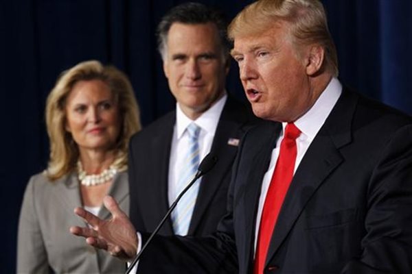 Trump Endorses 'Tough, Smart, and Sharp' Romney