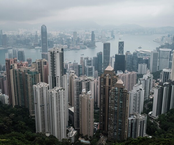 the hong kong skyline