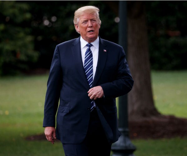 us president donald trump arriving at the white house 