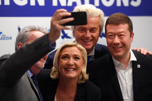 Europe's Far-right Leaders Campaign in Prague for EU Vote