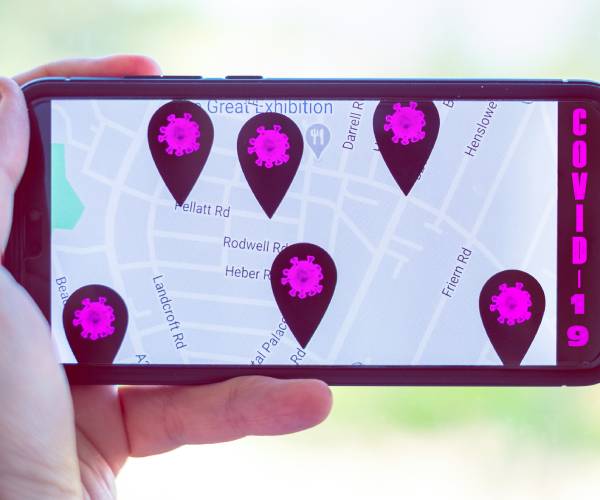 a phone app for contact tracing