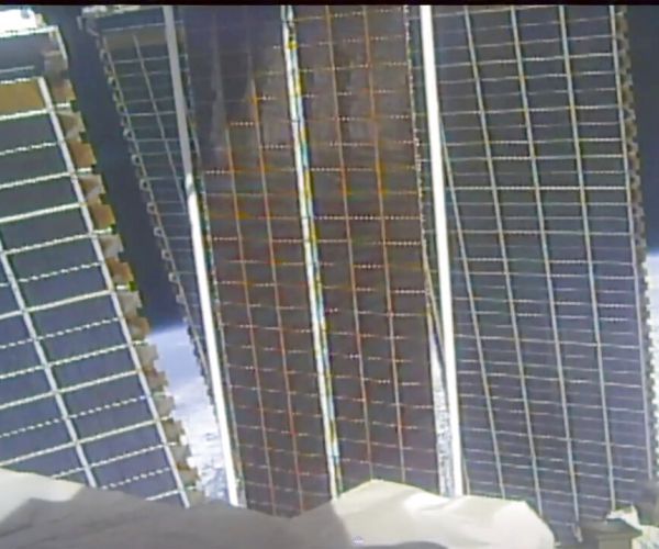 Take 2: Spacewalking Astronauts Install New Solar Panel