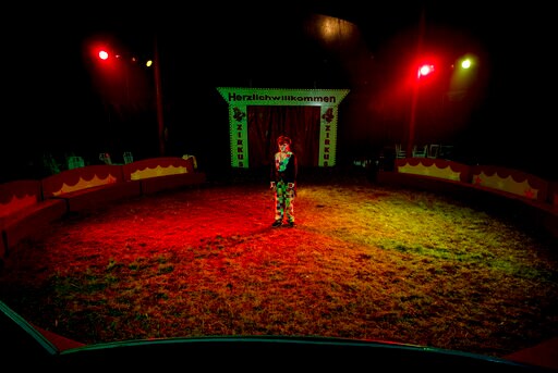 AP PHOTOS: German Circus on Hold as Partial Lockdown Starts