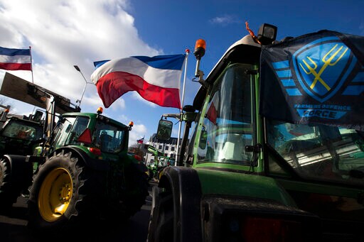 Dutch Farmers Protest in The Hague against Emissions Policy