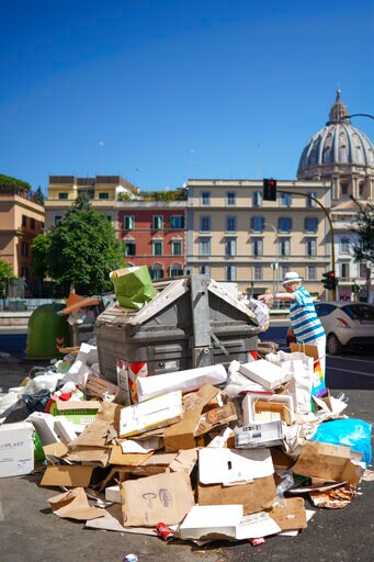 Rome Doctors Warn of Health Hazards from City's Garbage Woes