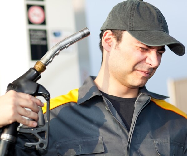 gasoline price is getting too high, concept 
