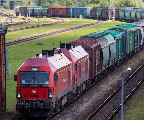 cargo trains run from lithuania to the russian enclave kaliningrad