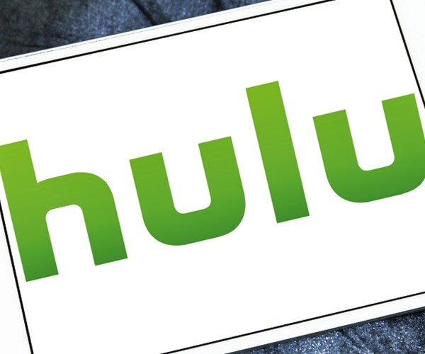 hulu corporate logo symbol emblem on a computer screen