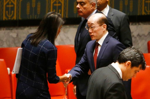 The Latest: NKorea Rejects UN Sanctions, Says US Will Suffer