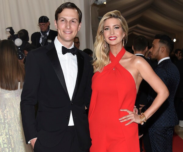jared kushner and ivanka trump are dressed up for a black tie affair
