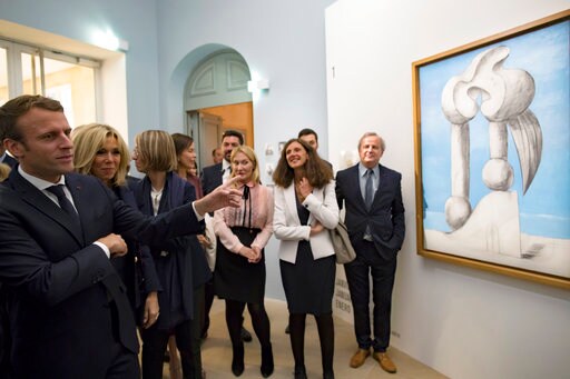 French President Inaugurates Major Picasso Exhibition