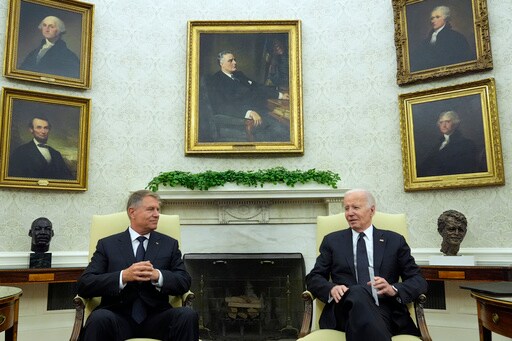 Biden Hosts Romanian Leader at the White House to Celebrate NATO Partnership