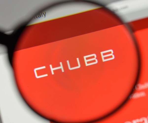 chubb logo on the website homepage. 