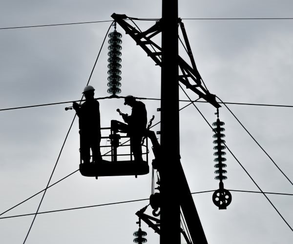 Electric power workers