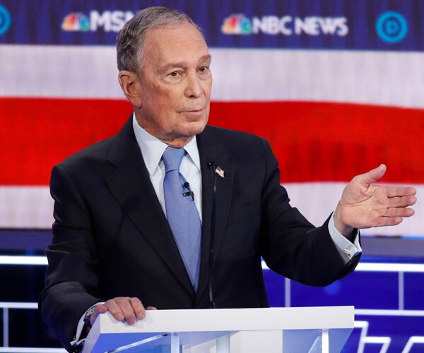 democratic presidential candidate and former new york city mayor mike bloomberg