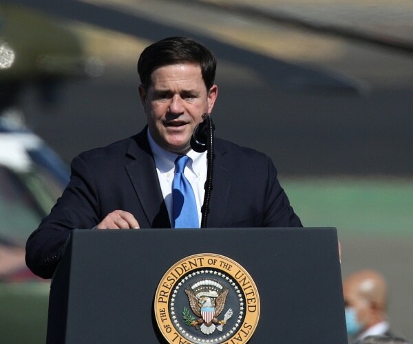 doug ducey speaks at trump rally