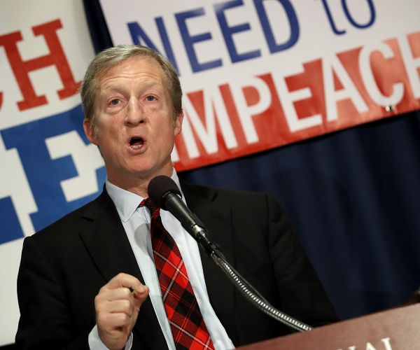 Tom Steyer Blasts 'Democratic Establishment' for Not Supporting Impeachment