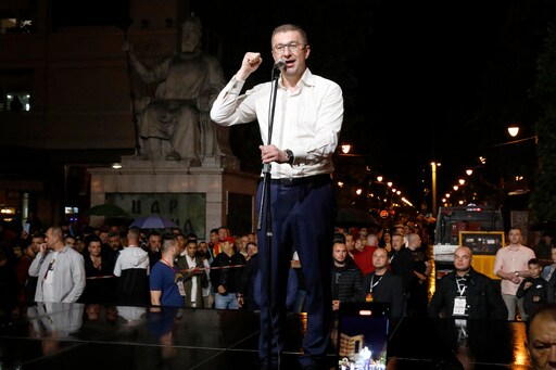 North Macedonia's Parliament Approves a New Center-right Government after May's Election