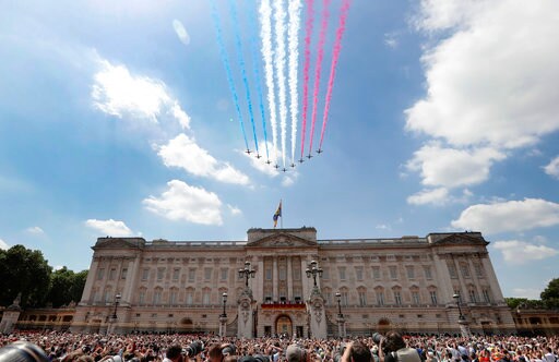 'Trooping the Color' in London for Queen's Official Birthday