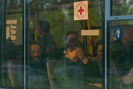 'We're So Sorry': Mariupol Plant Evacuees Feel Relief, Grief