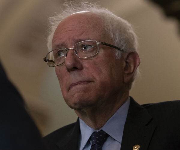 sen. bernie sanders is shown