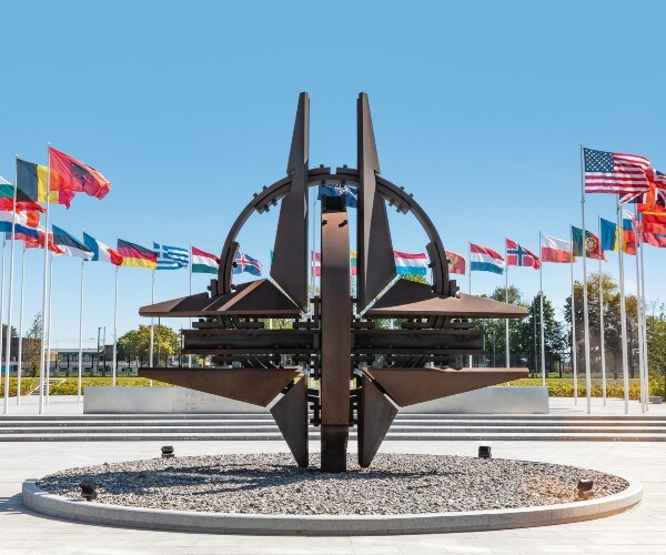 nato monument in brussels belgium 