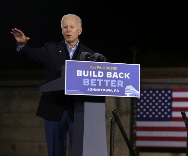 former us senator and vice president joe biden campaigning 