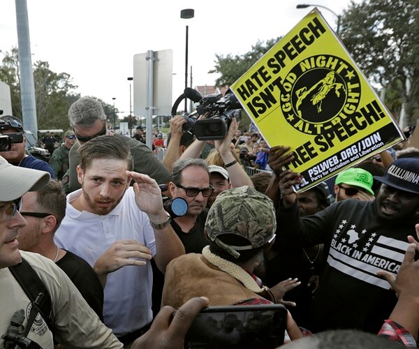 White Supremacist Shouted Down at Florida College Speech