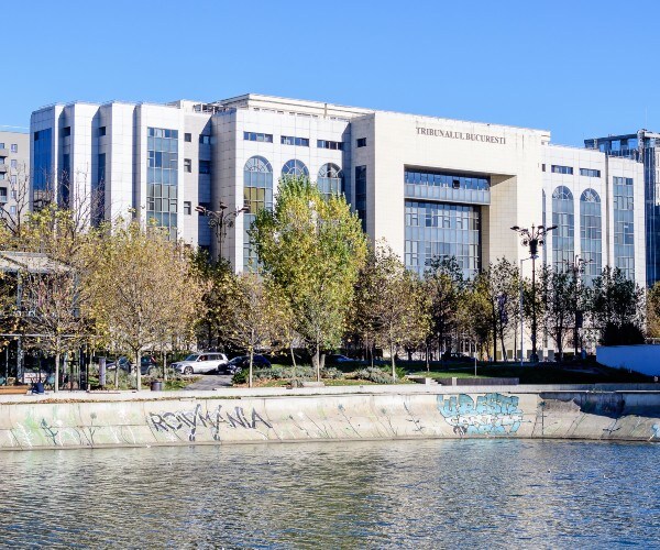 a tribunal court building in a capital city of an overseas nation 