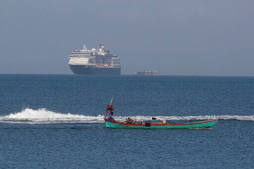 Cruise Ship Turned Away in Other Ports Anchors off Cambodia