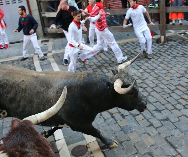 Man Gored to Death Filming Spanish Bull Run 