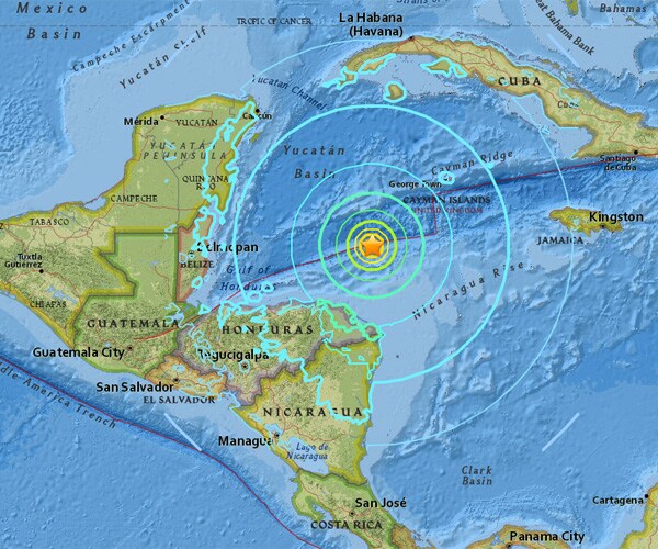 7.6 Quake in Caribbean Sea Shakes Central America