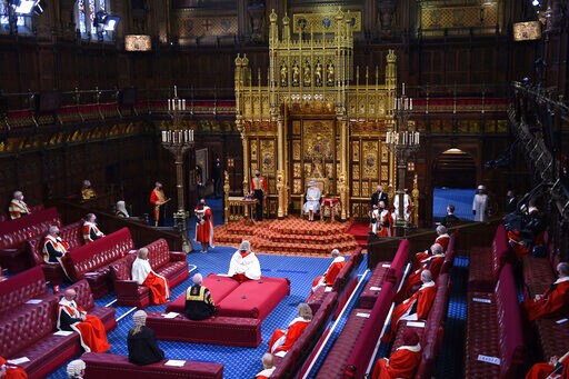 UK Parliament Opens with Pomp, Problems for Boris Johnson