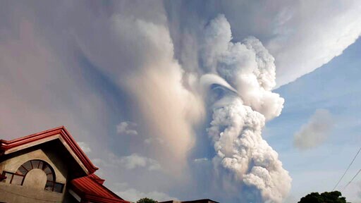Tiny Philippine Volcano Ejects Smoke and Ash, Villagers Flee