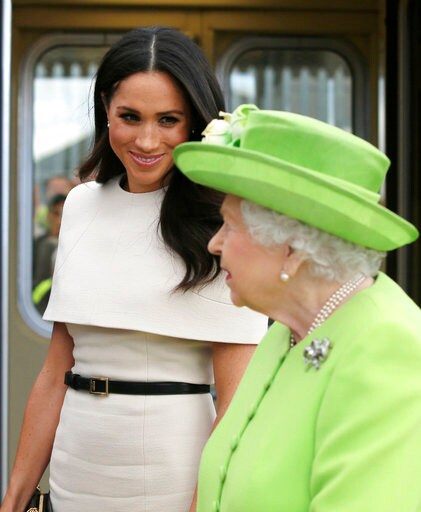 Duchess Meghan Makes First Joint Appearance with Queen