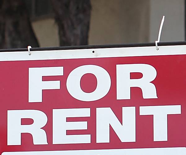 a for rent sign