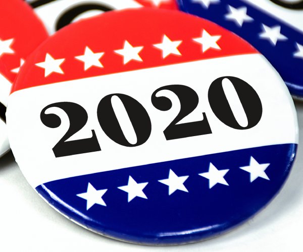 2020 campaign pin