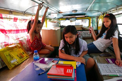 Asia Today: Remote-learning Begins in Virus-hit Philippines