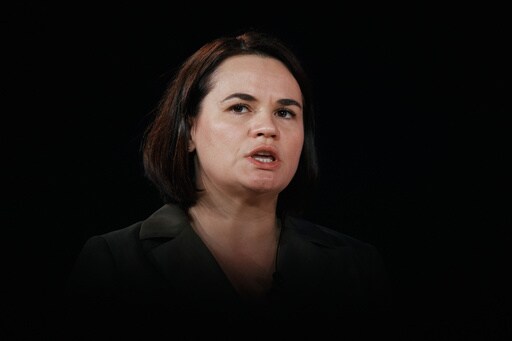 Leader of Belarus Opposition Warns Trump: Beware of Her Nation's President