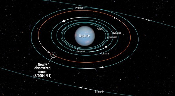 NASA Finds New Moon Orbiting Neptune