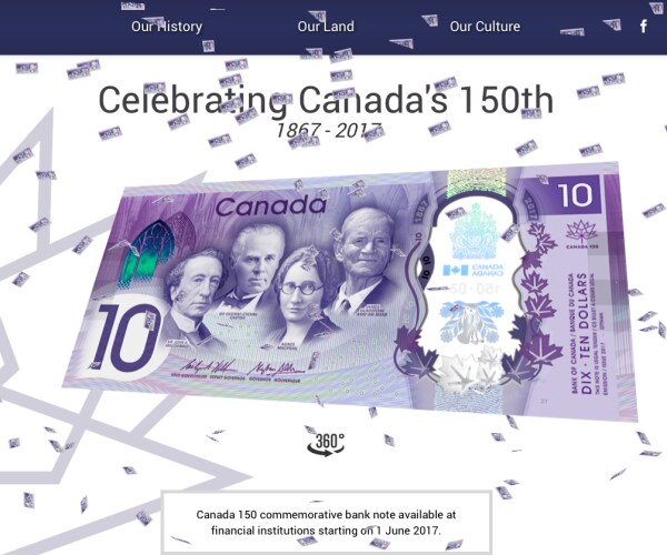 Bank of Canada Sneaks Konami Code Into $10 Bill Web Announcement
