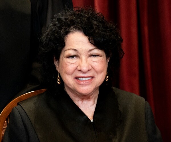 sonia sotomayor sits for portrait