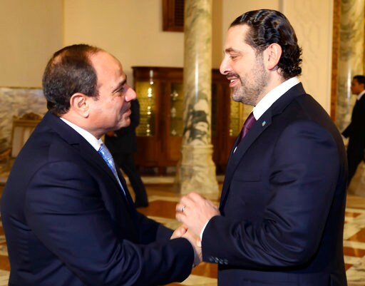 The Latest: Lebanese PM Hariri Makes Detour, Lands in Cyprus