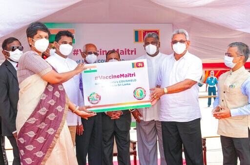 Asia Today: Sri Lanka Vaccinates 1st Health Workers, Troops