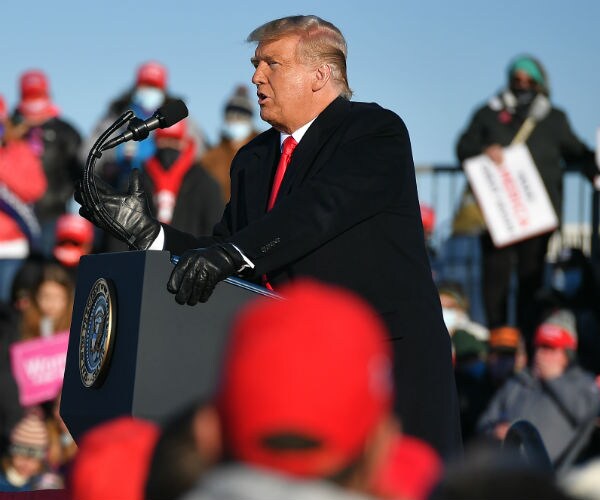 us president donald trump during a campaign rally in green bay wisconsin 