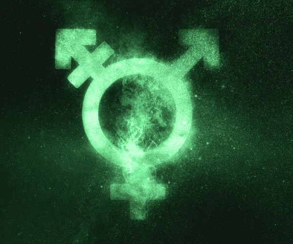 transgender green symbol
